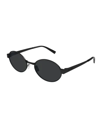 Ochelari de soare rotunzi cu rama metalica - 654963, Negru