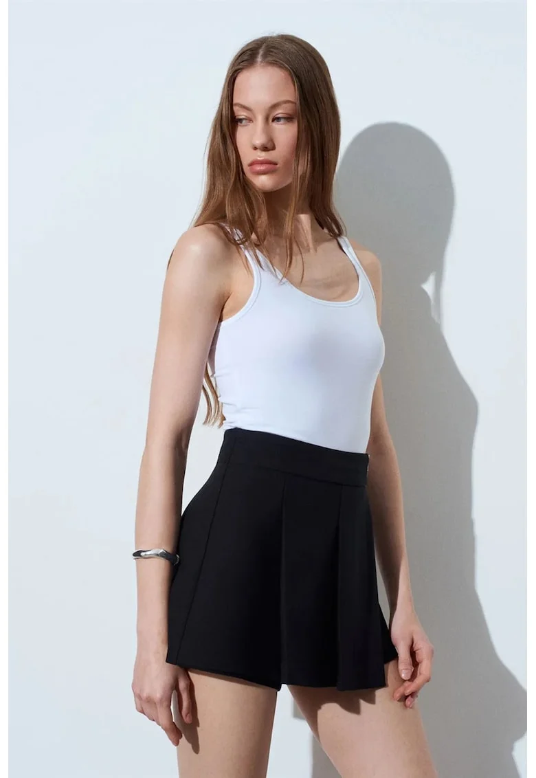 Bluza dama,  bluza din jerseu subtire, elastic, alb, bumbac