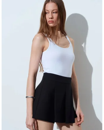 Bluza dama,  bluza din jerseu subtire, elastic, alb, bumbac