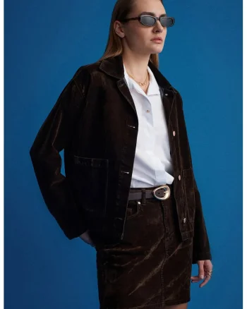 Camasi dama,  camasa din poplin de bumbac, alb, maneca lunga, casual