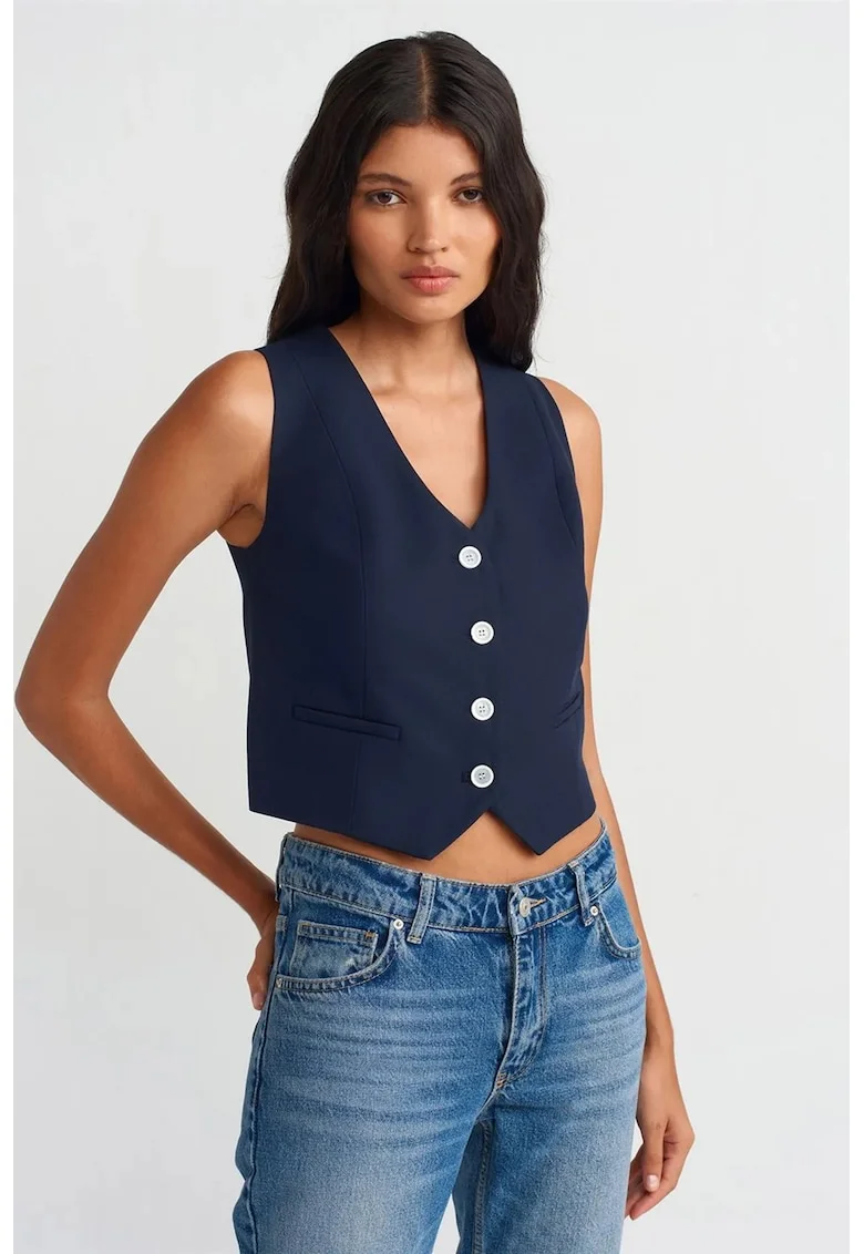 Veste, Femei, Vesta scurta tesuta  pentru femei,