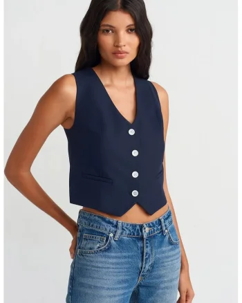 Veste, Femei, Vesta scurta tesuta  pentru femei,