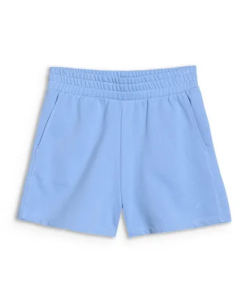 Pantaloni scurti cu buzunare oblice, Albastru denim