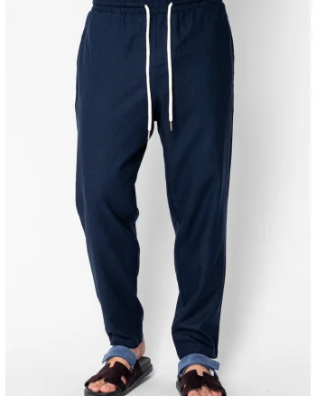Pantaloni lungi din IN cu snur Navy 21785, Bleumarin