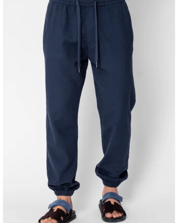 Pantaloni lungi din IN cu elastic si snur Navy 21825, Bleumarin