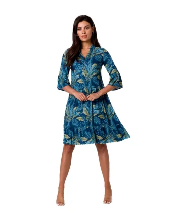 Rochie mini de dama Isokane B260 albastru, Albastru inchis
