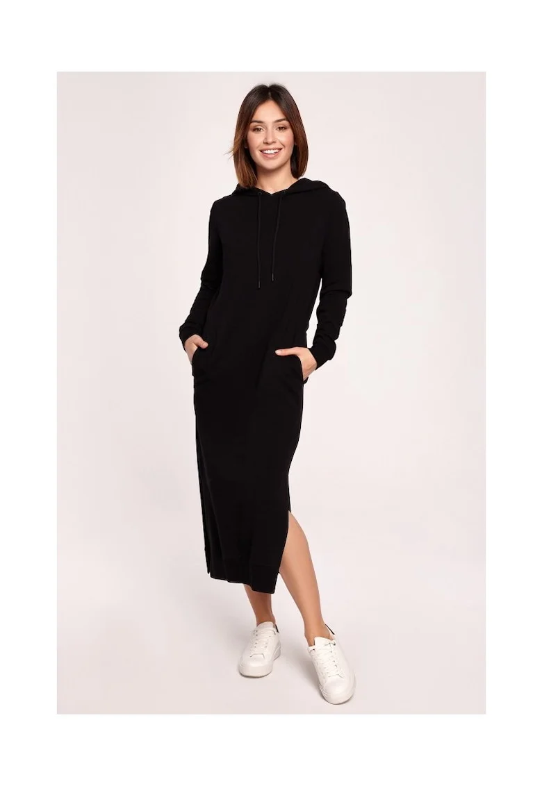 Rochie pulover de dama Gyon B197 negru, Negru