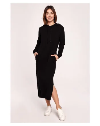 Rochie pulover de dama Gyon B197 negru, Negru