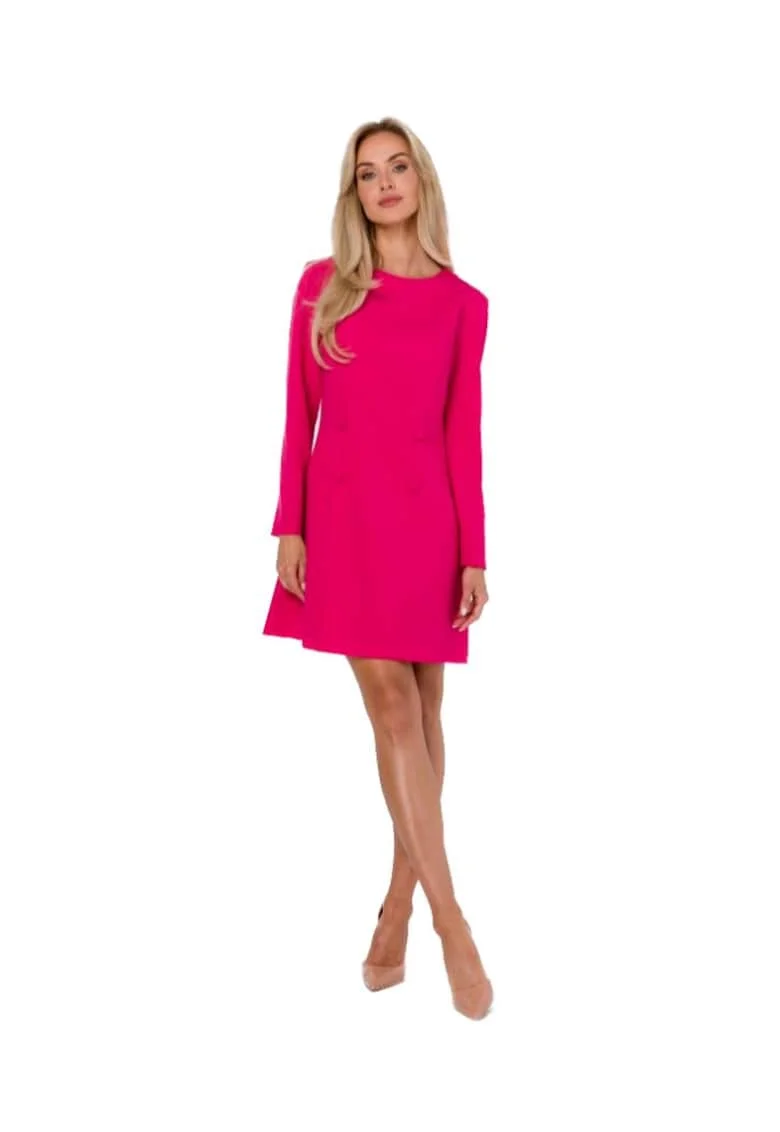 Made of Emotion Rochie mini de dama Ablivuh M753 roz, Roz