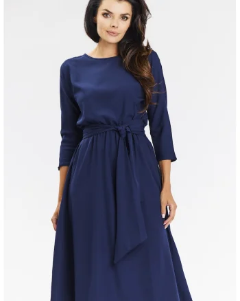 Rochie Rochie  A662, bleumarin, Bleumarin