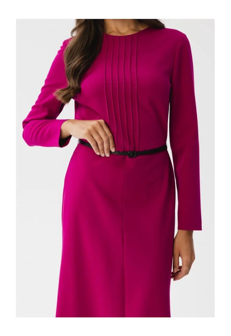 Rochie midi dama,  Kerigor, pruna, Violet/Lila