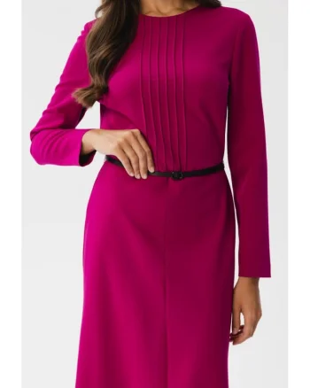 Rochie midi dama,  Kerigor, pruna, Violet/Lila