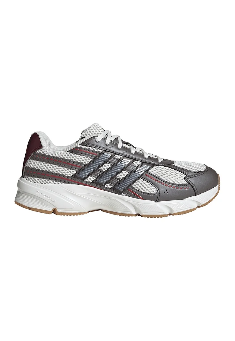 Pantofi sport Technochaos 2000 din material textil cu talpa cu amortizare, Alb/Gri