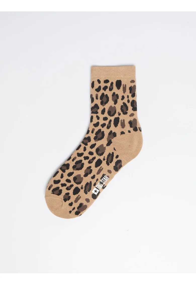 Sosete lungi cu animal print