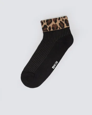 Sosete cu animal print scurte