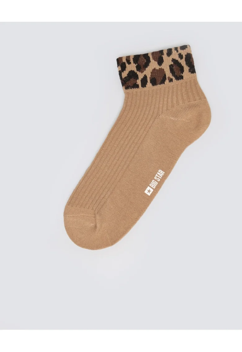 Sosete scurte cu animal print