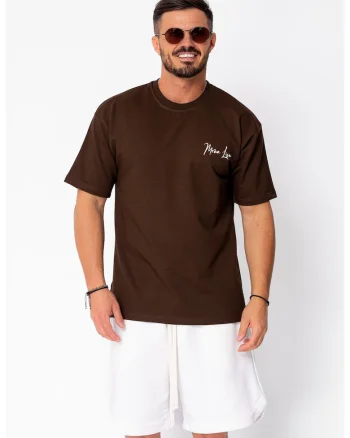 Tricou Mona Lisa imprimat Brown 22050, Maro