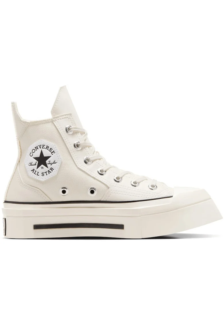 Pantofi sport cu platforma patrata Chuck 70 De Luxe, Alb fildes, Bej