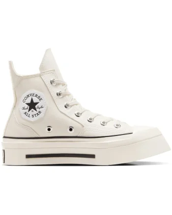 Pantofi sport cu platforma patrata Chuck 70 De Luxe, Alb fildes, Bej