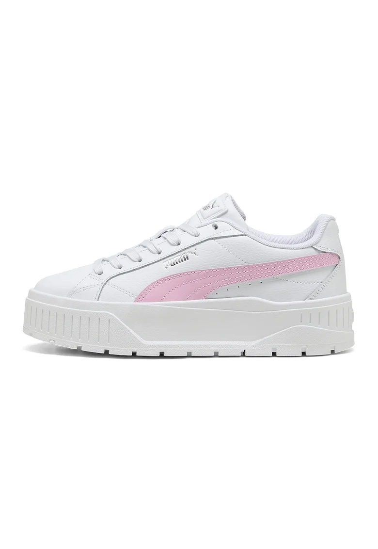 Pantofi sport Karmen II flatform, Alb/Roz