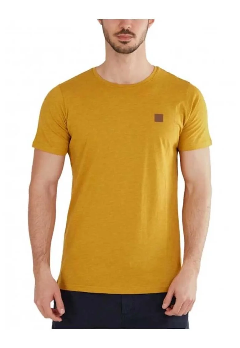 Tricou  Jaggy Structured, Galben