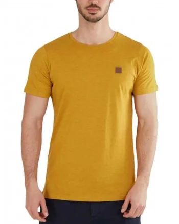 Tricou  Jaggy Structured, Galben