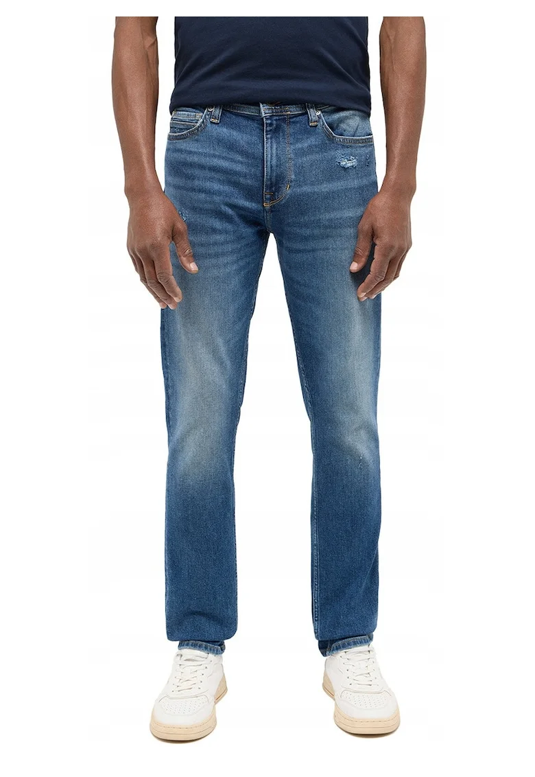 Blugi Slim Fit Barbati, Albastru