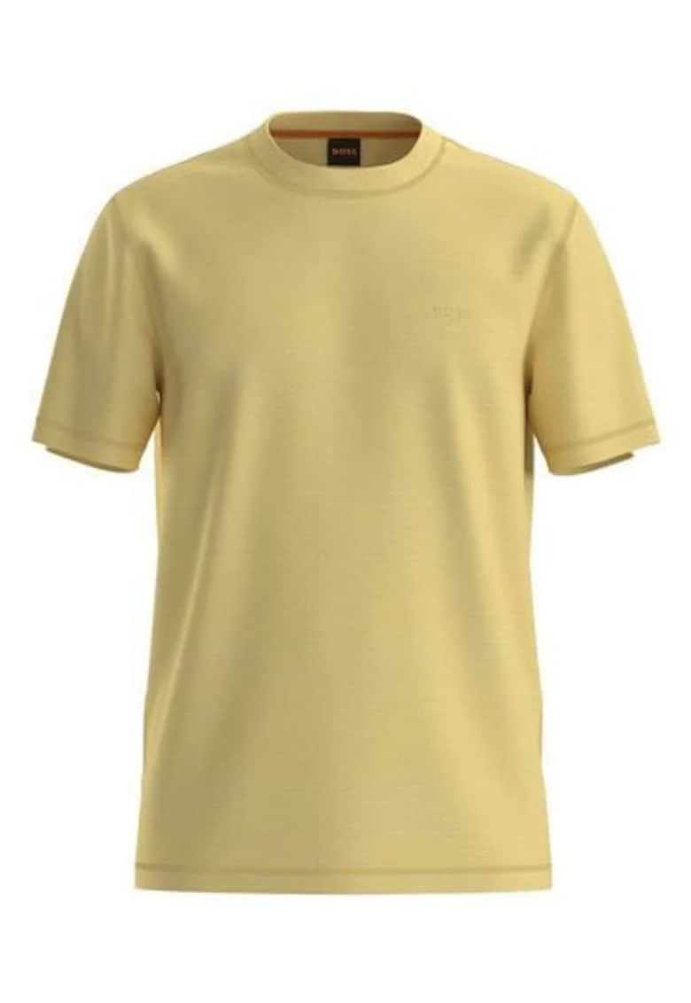 Tricou Teod cu decolteu clasic, Galben inchis