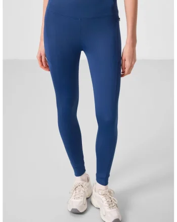 Colanti  Skinny, talie inalta, buzunar, Moroccan Blue, poliester/elastan