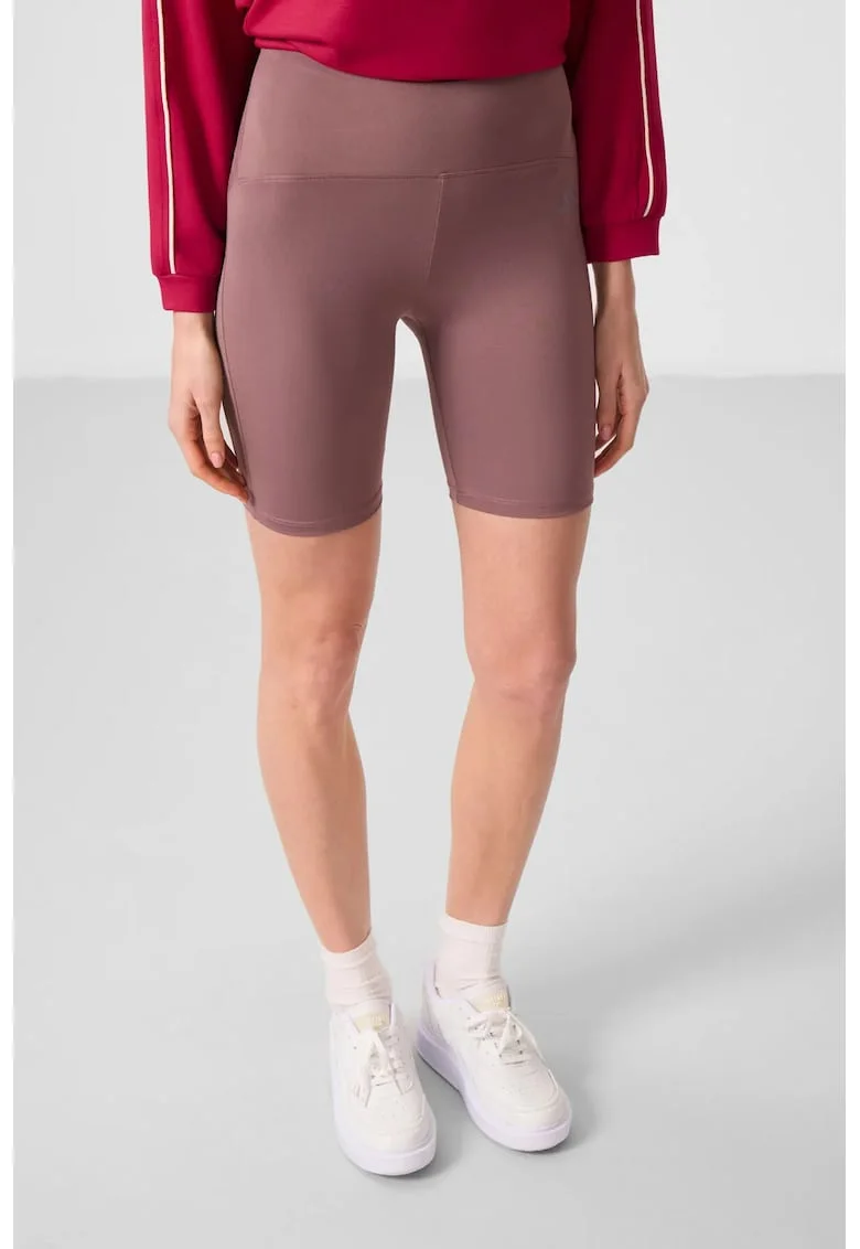 Colanti sport  scurti, mov mauve, elastic, poliester/elastan
