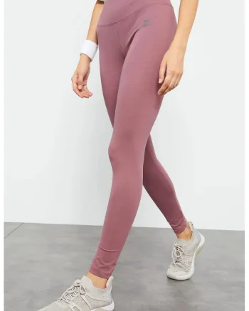 Colanti,  talie inalta, elastic, mov mauve, bumbac