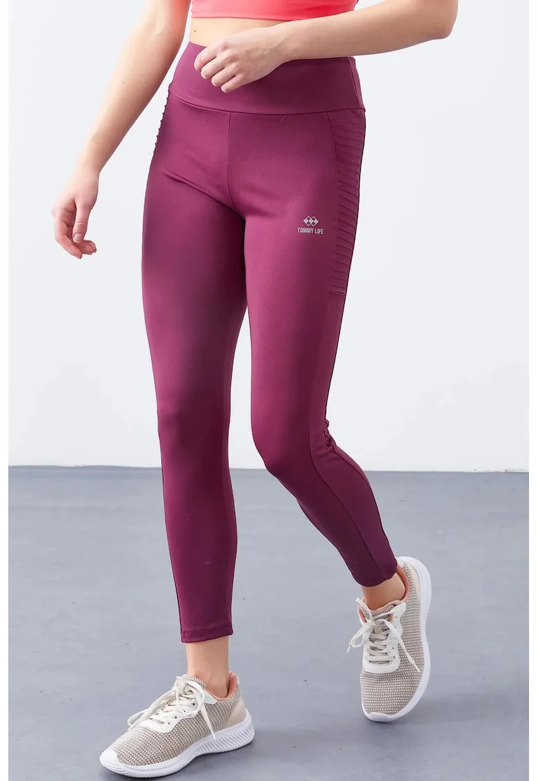 Colanti,  slim-fit, roz magenta, elastic, poliester
