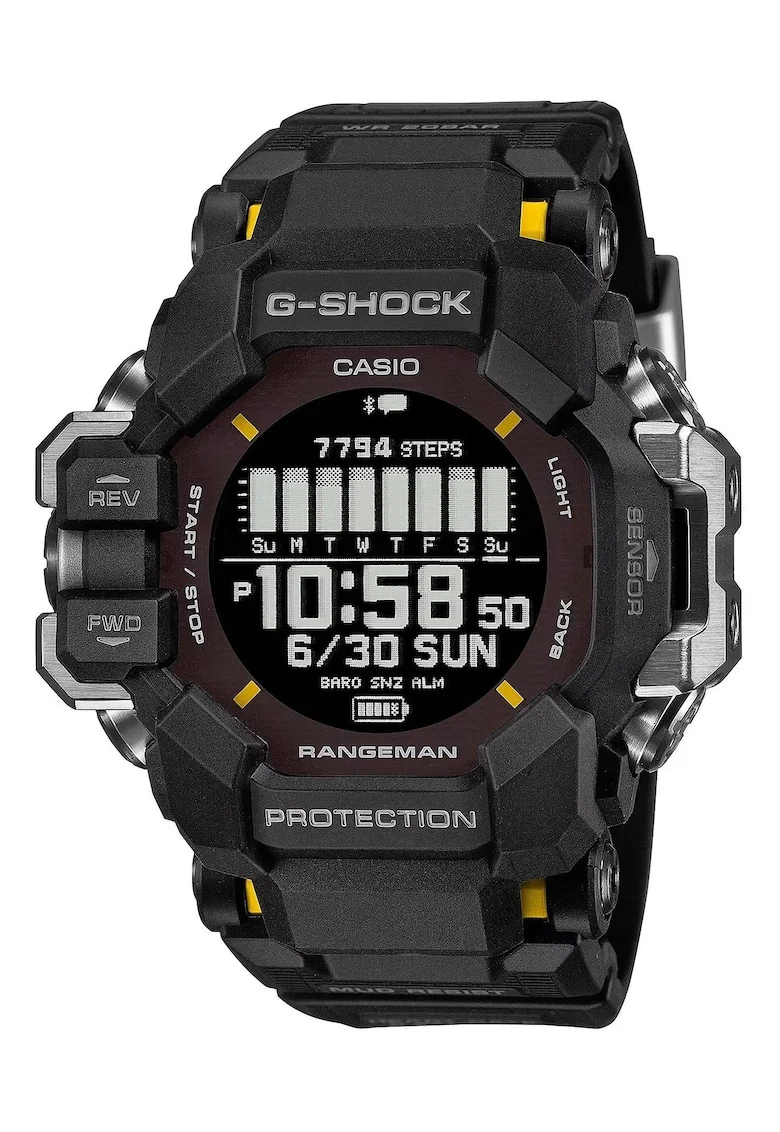 Ceas barbatesc G-SHOCK,  Rasina, Negru