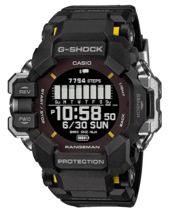 Ceas barbatesc G-SHOCK,  Rasina, Negru