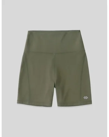 Colanti scurti,  talie inalta, Kaki