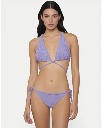 Costum de baie bikini pentru femei,  material sintetic 898281, Albastru