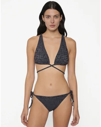 Costum de baie bikini pentru femei,  material sintetic 898281, Gri