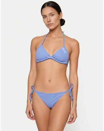 Costum de baie bikini,  material 485611, Albastru