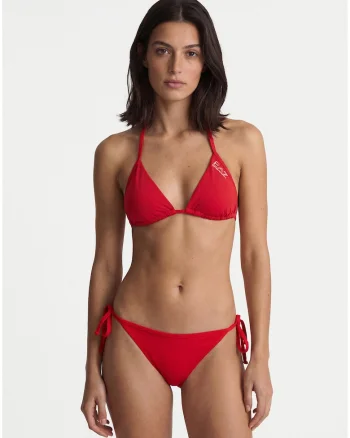 Costum de baie bikini,  material 485611, Rosu
