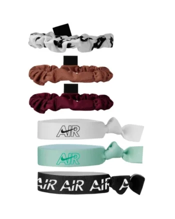 Set de 6 elastice de par,  Multicolor