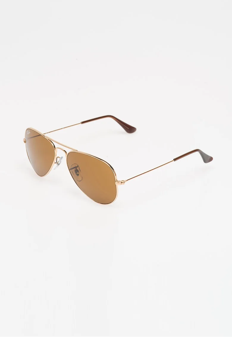 Ochelari de soare unisex  RB3025 AVIATOR, 55 mm, Auriu