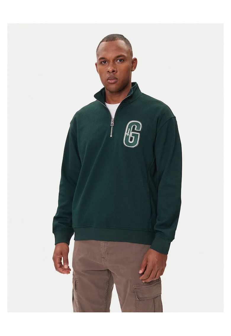 Bluza barbati  model GUESS-M5BQ18K0552 G8H6, verde inchis,