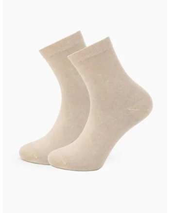 Sosete lungi bamboo femei, SDGW10ALB,, Bej