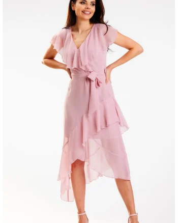 Midi Rochie Fara maneca, Poliester A574