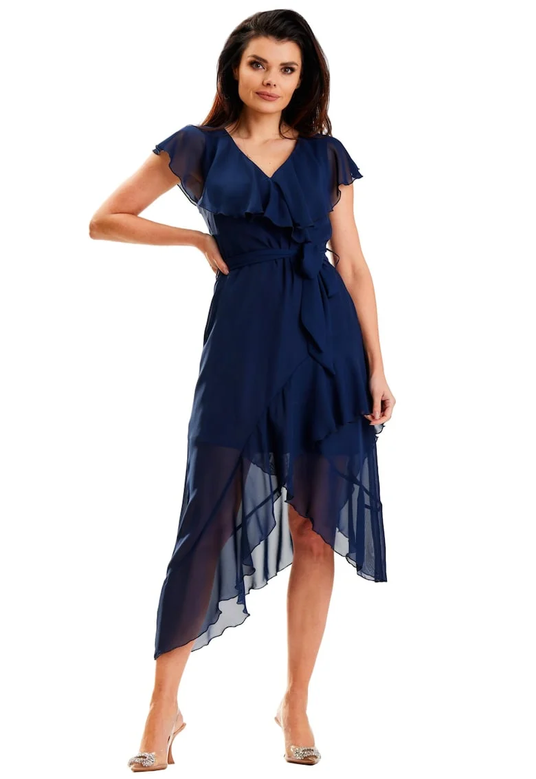 Midi Rochie Fara maneca, Poliester A574