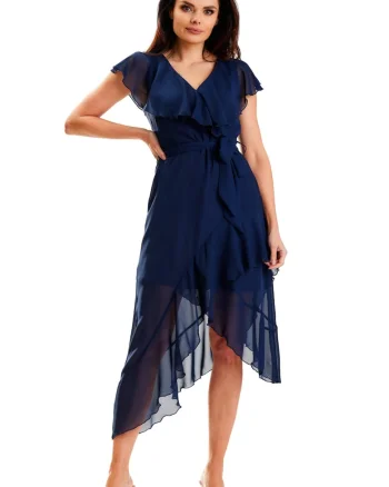 Midi Rochie Fara maneca, Poliester A574