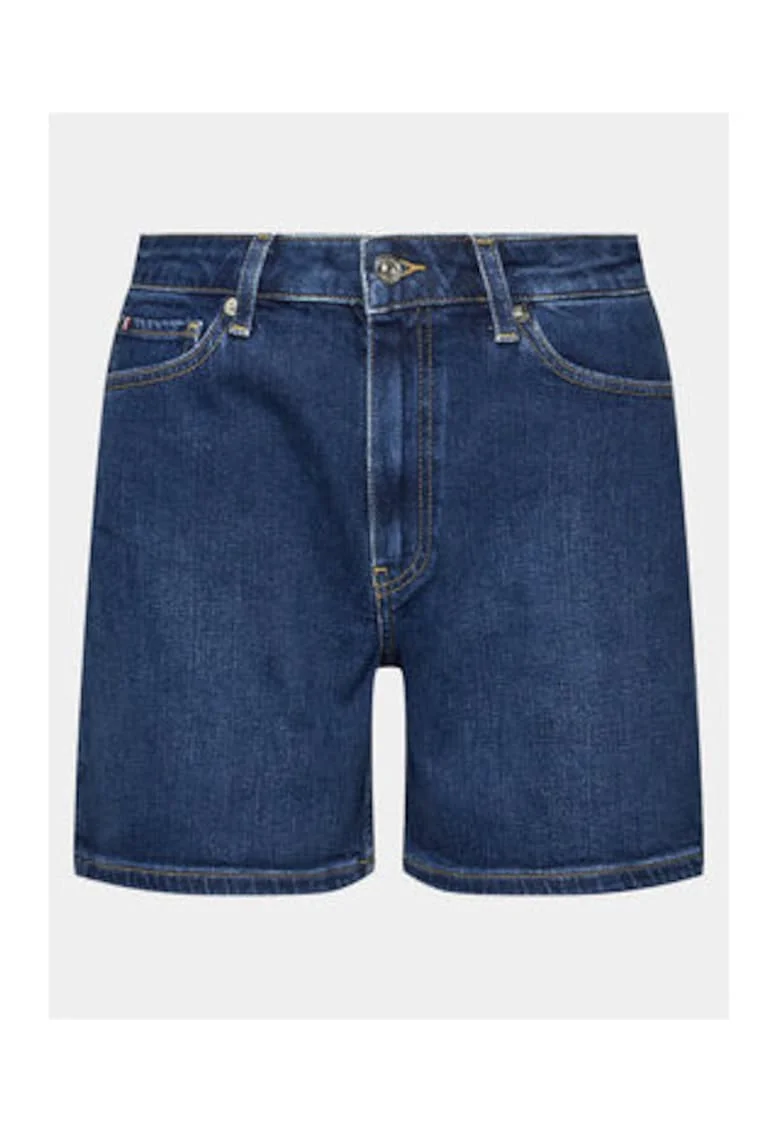 Pantaloni scurti din denim cu talie inalta
