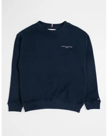 Bluza regular fit de trening cu logo, Bleumarin