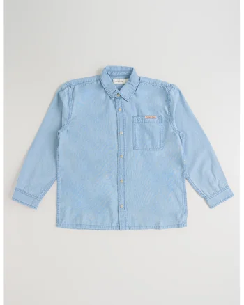 Camasa regular fit din bumbac organic, Albastru pastel