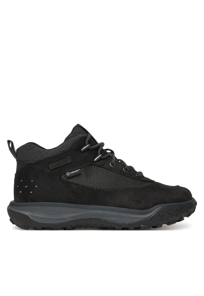 Ghete barbati,  TimberCush Motion 7, piele naturala, negru,